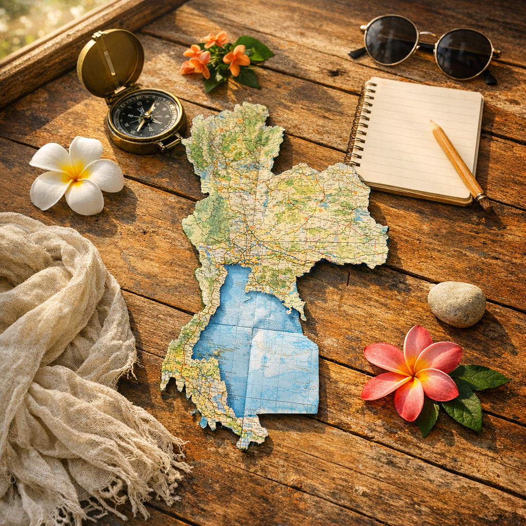 La Carte de la Thaïlande : régions, itinéraires et saisons