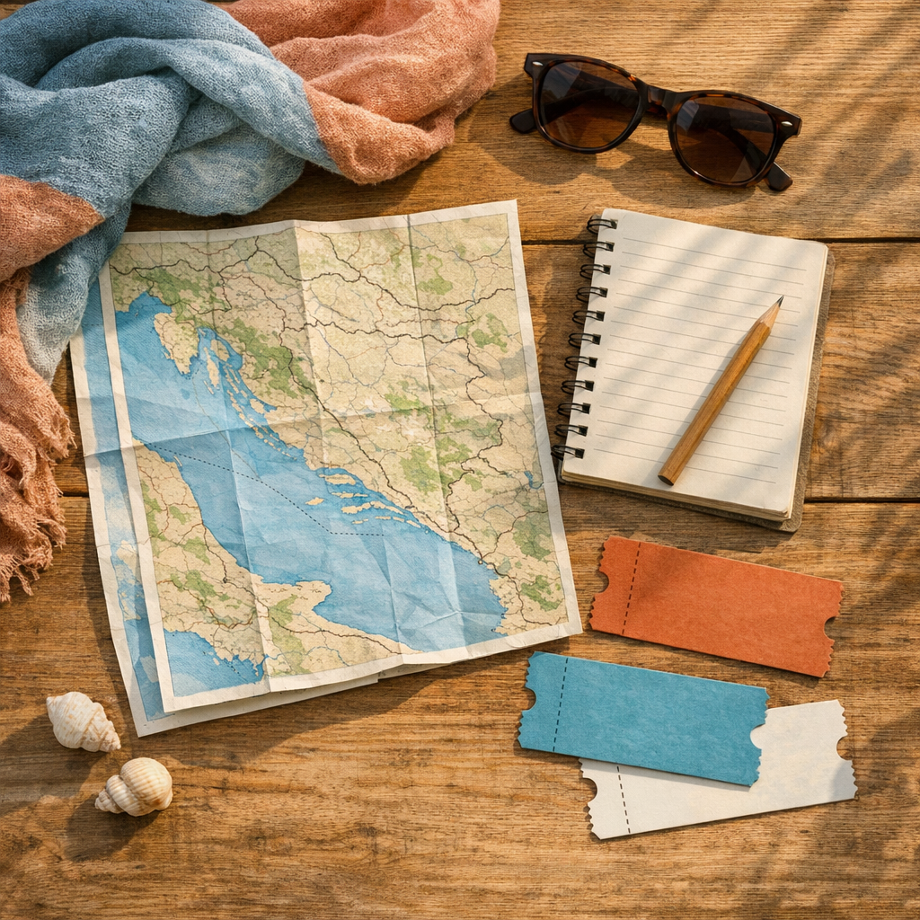 La Carte touristique de Croatie vous aide à choisir votre itinéraire