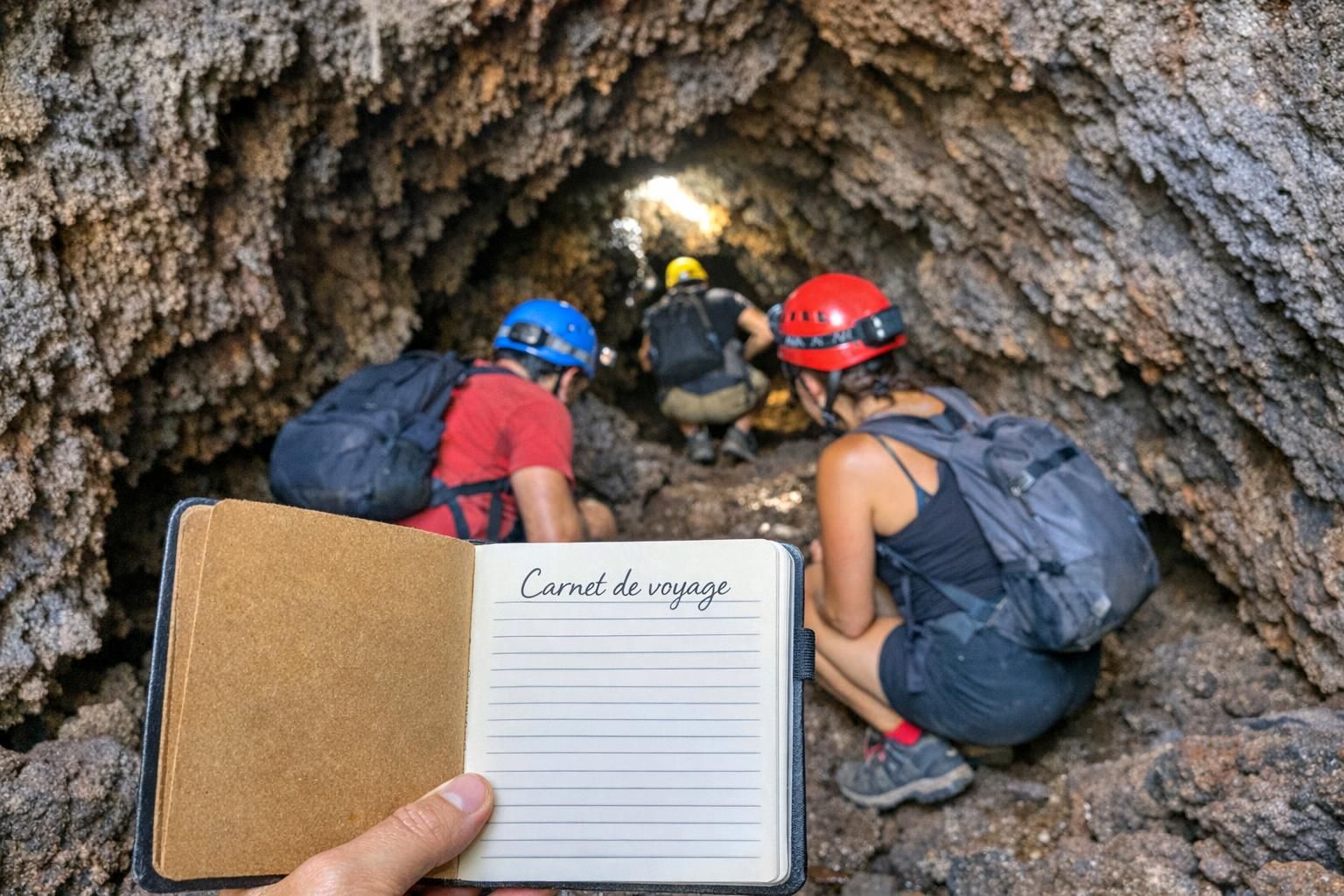 Speleologie tunnels de lave La Réunion : 5 sensations sous terre
