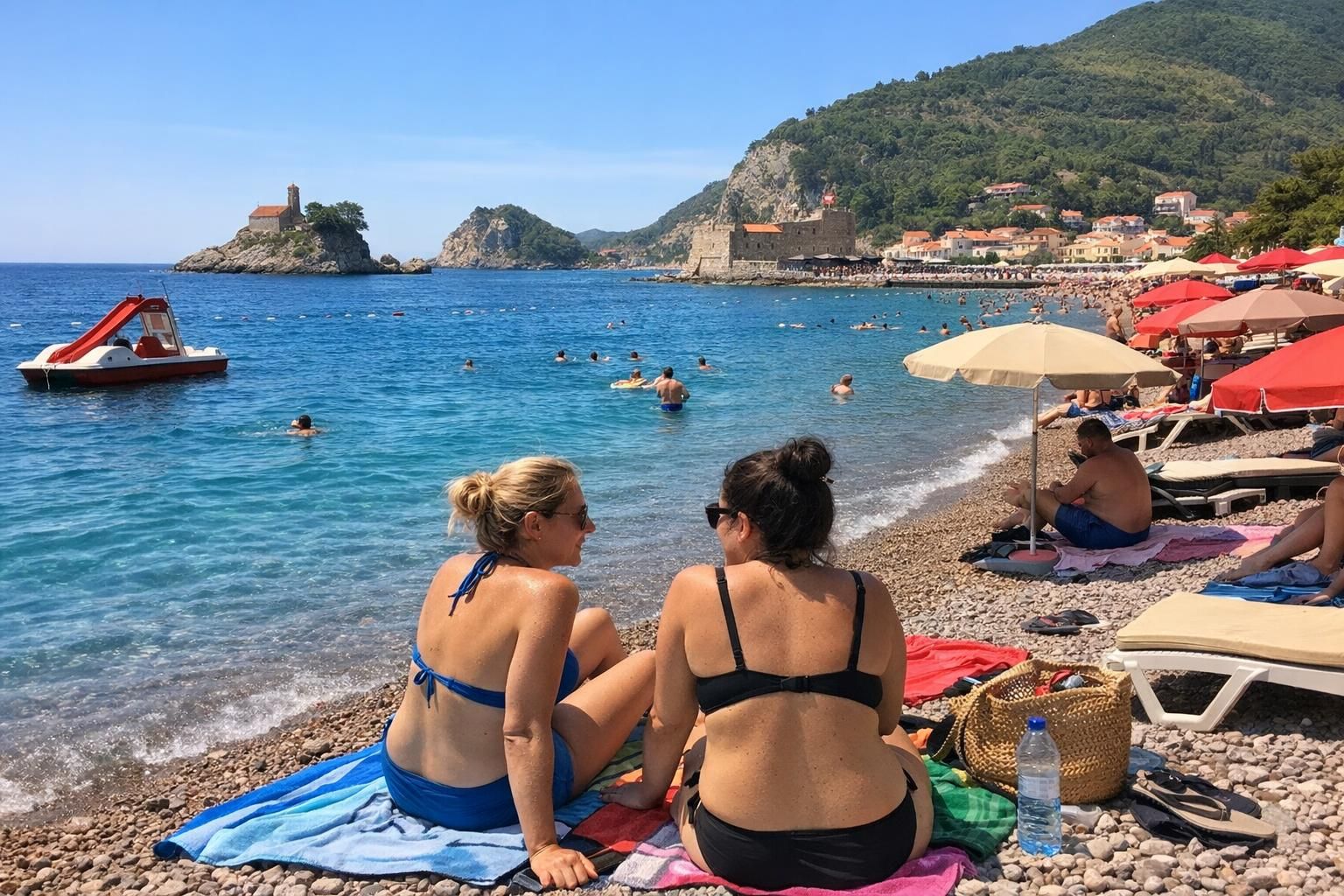 Montenegro : La côte adriatique #3, Petrovac, 36 heures lentes