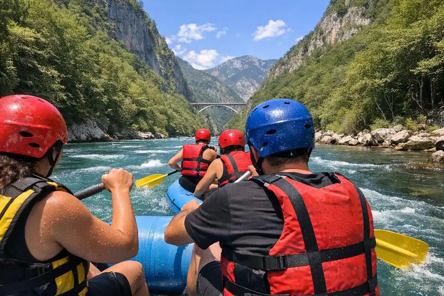 Montenegro : Rafting sur la Tara, Canyon de la Piva, en 3 temps