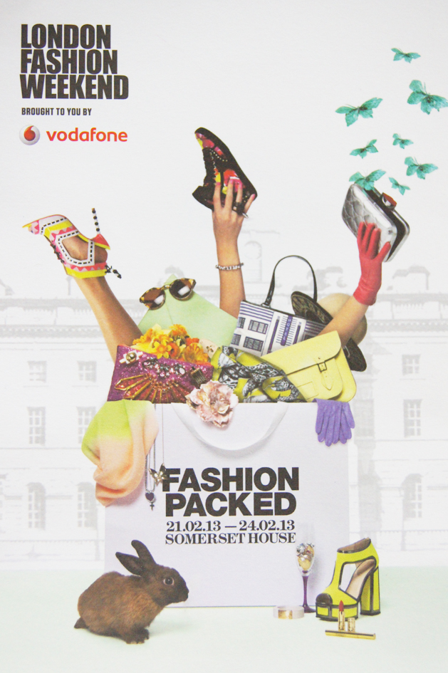 L'affiche 2013 du London Fashion Weekend