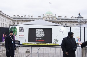 Organisation du London Fashion Weekend 2013