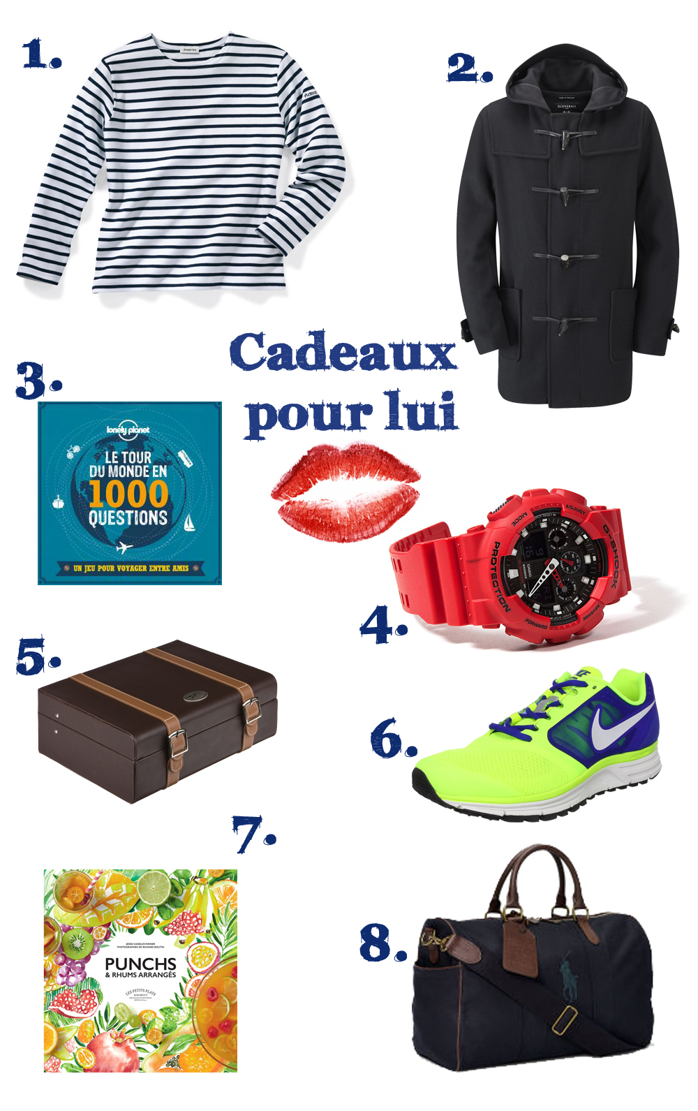 idées de cadeaux pour lui